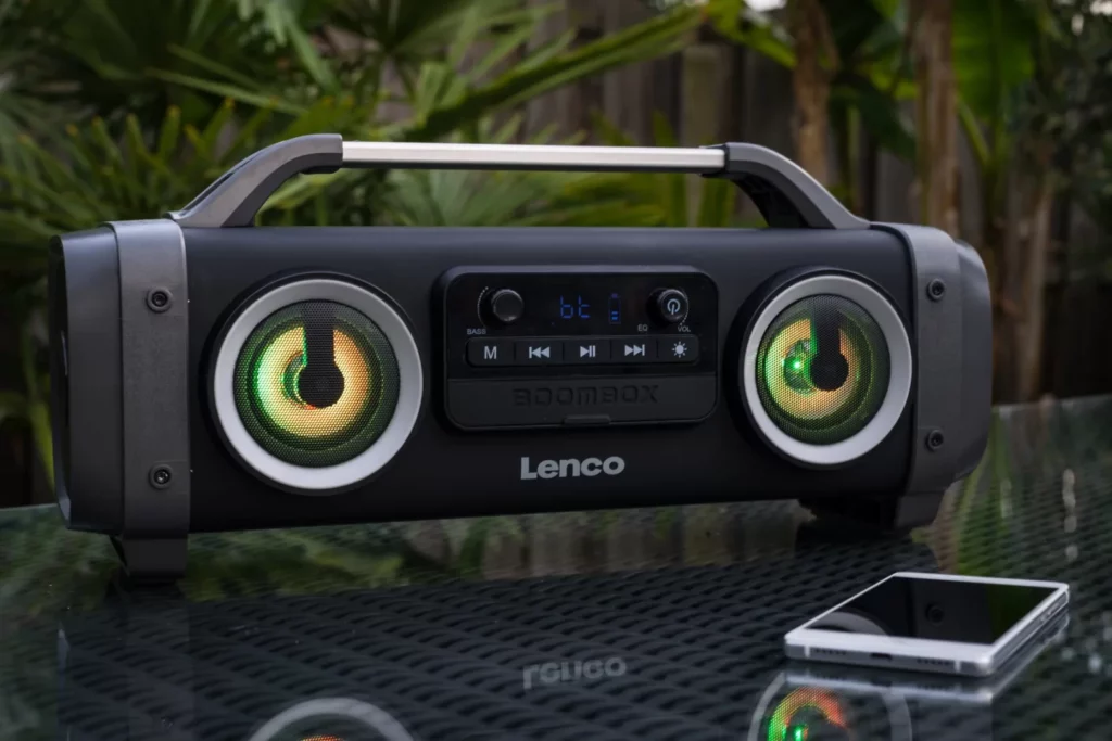 Портативная акустика Lenco SPR-100BK