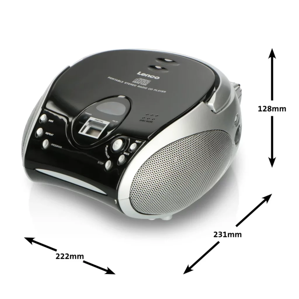 Бумбокс Lenco SCD-24 Black/Silver