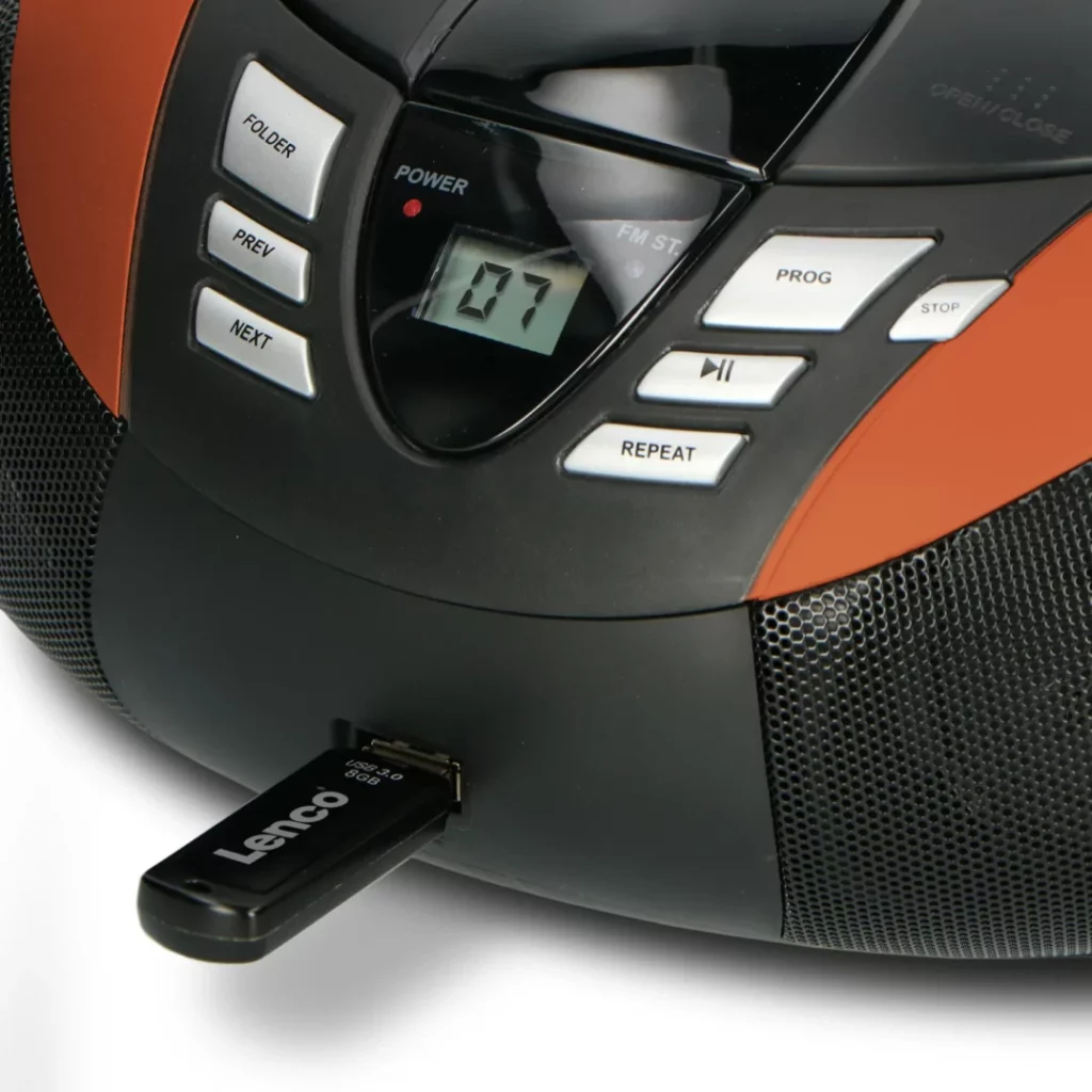Бумбокс Lenco SCD-37 USB Orange