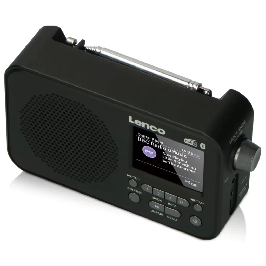 Портативное FM-радиo Lenco PDR-035BK