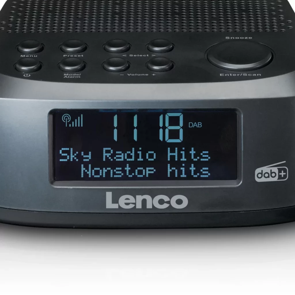 FM-радио, будильник Lenco CR-605BK