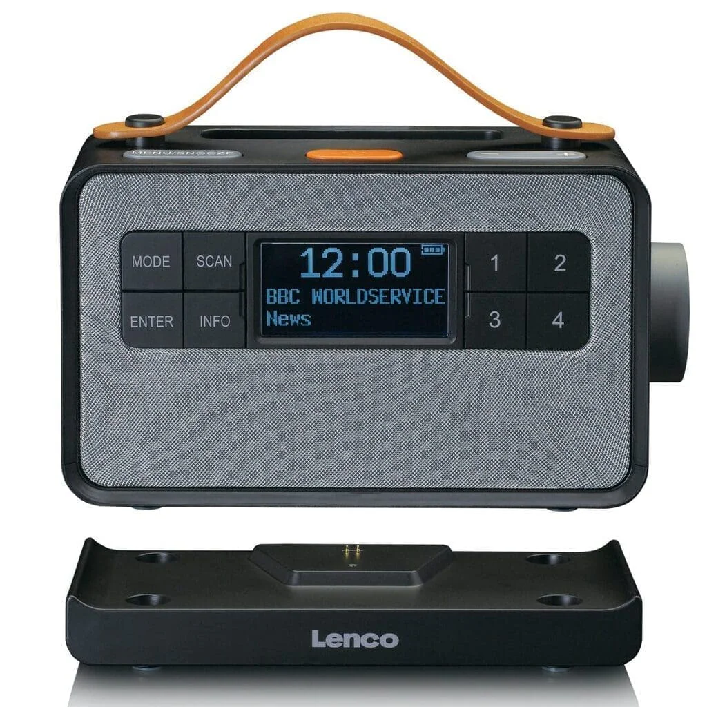 Портативное FM-радио Lenco PDR-065BK