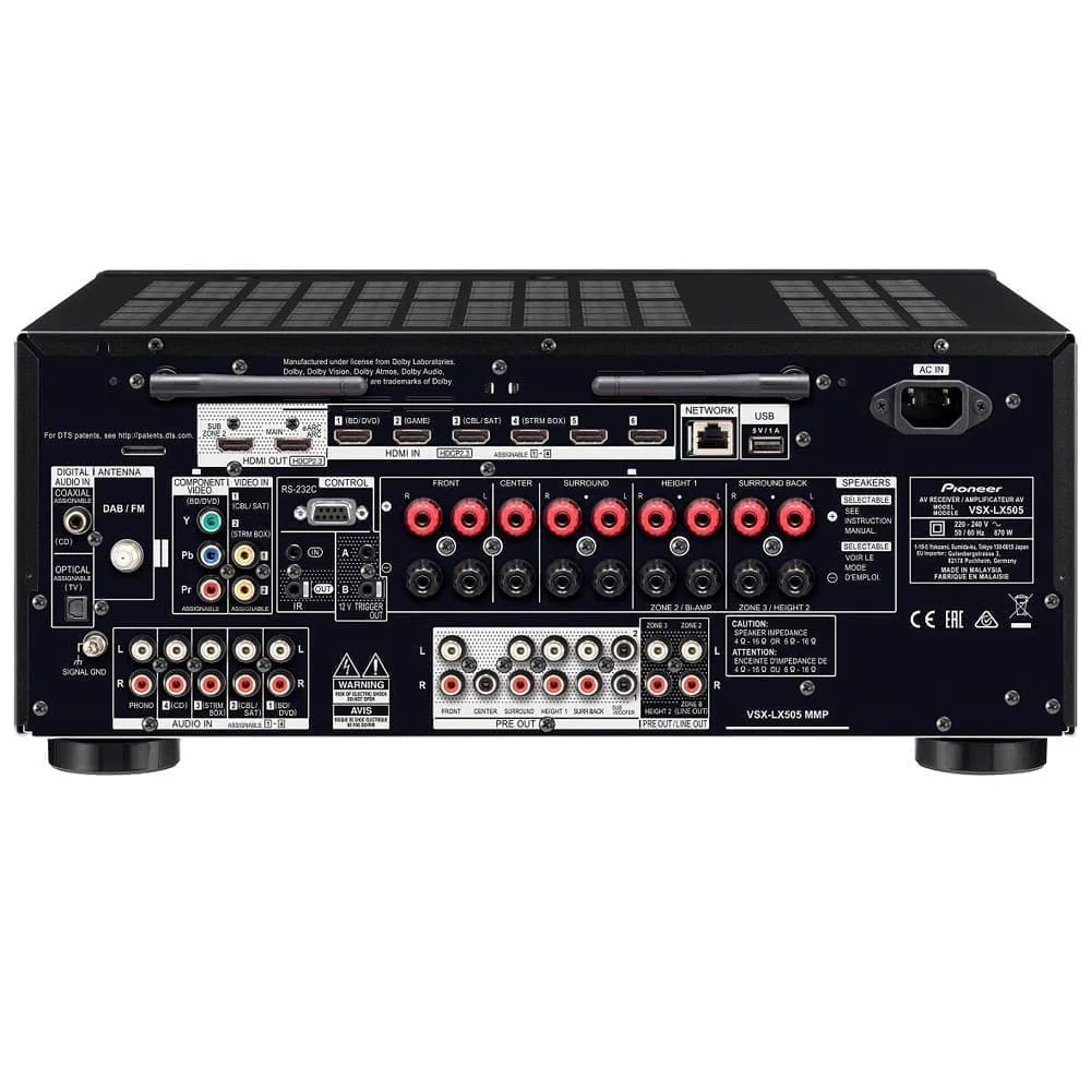 AV-ресивер Pioneer VSX-LX505 M2 Silver