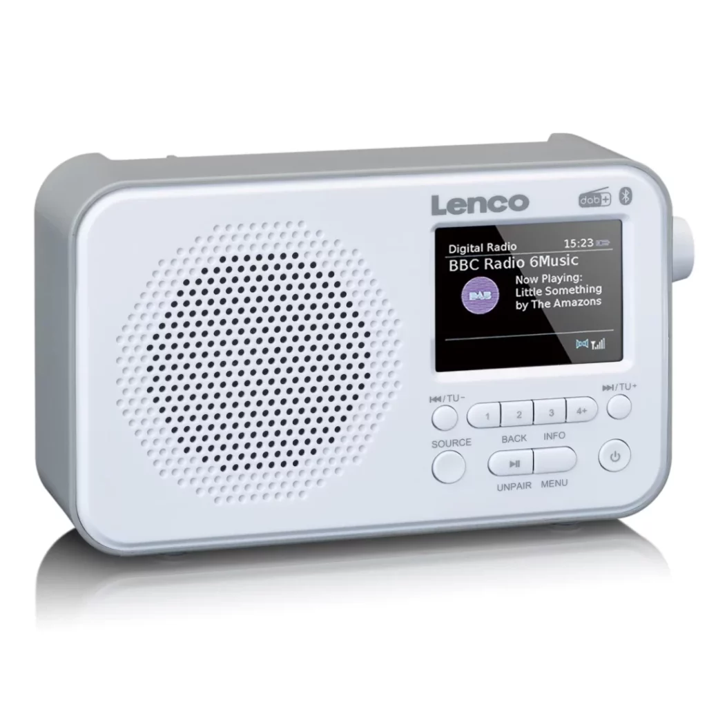 Портативное FM-радиo Lenco PDR-035WH