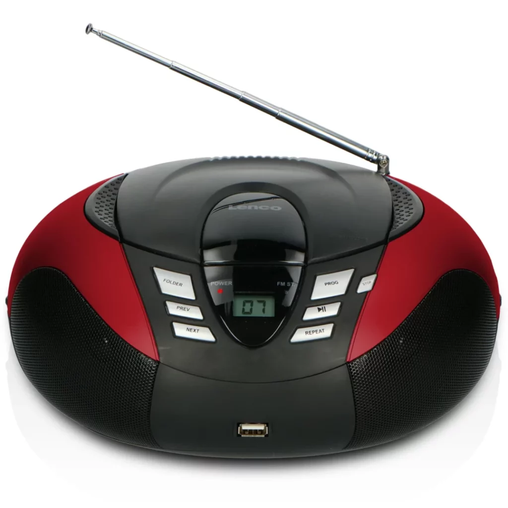 Бумбокс Lenco SCD-37 USB Red