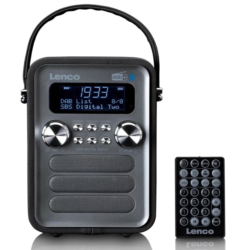 Портативное FM-радиo Lenco PDR-051BKSI