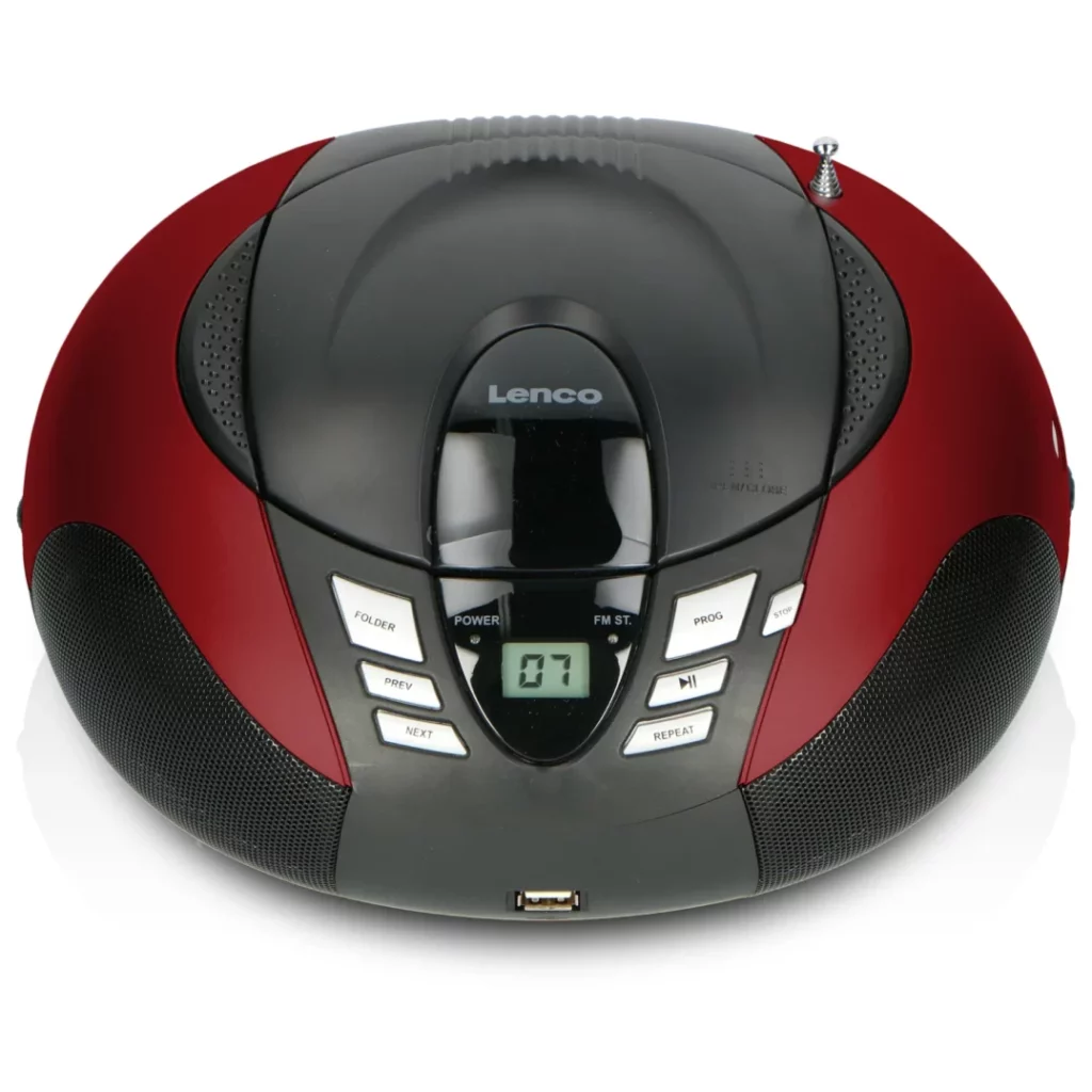 Бумбокс Lenco SCD-37 USB Red