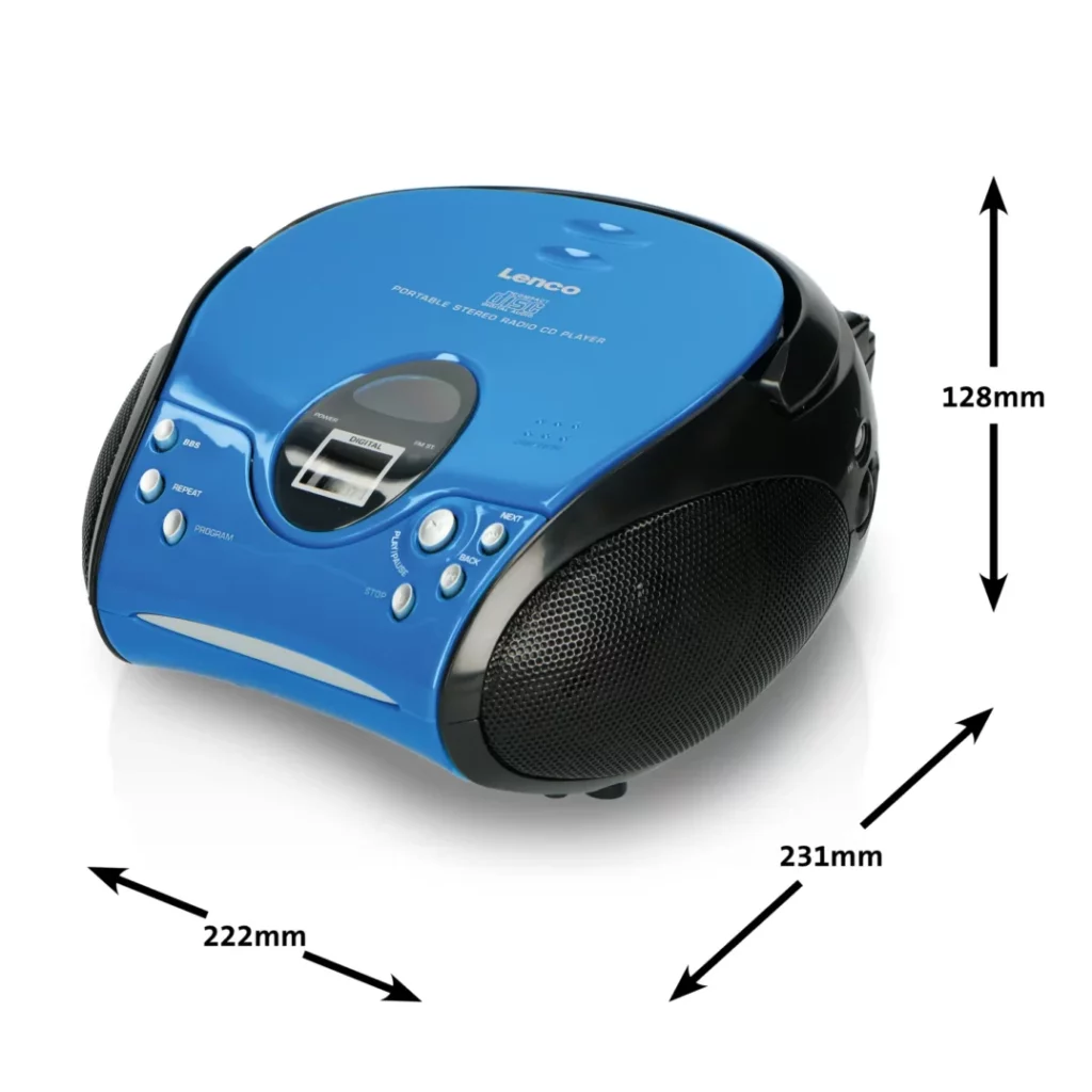 Бумбокс Lenco SCD-24 Blue/Black