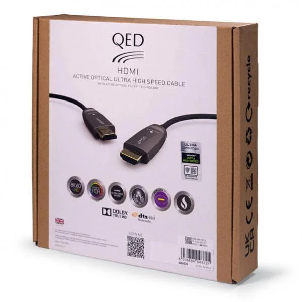 HDMI кабель QED Performance Optical Ultra HDMI 10m [QE6036]