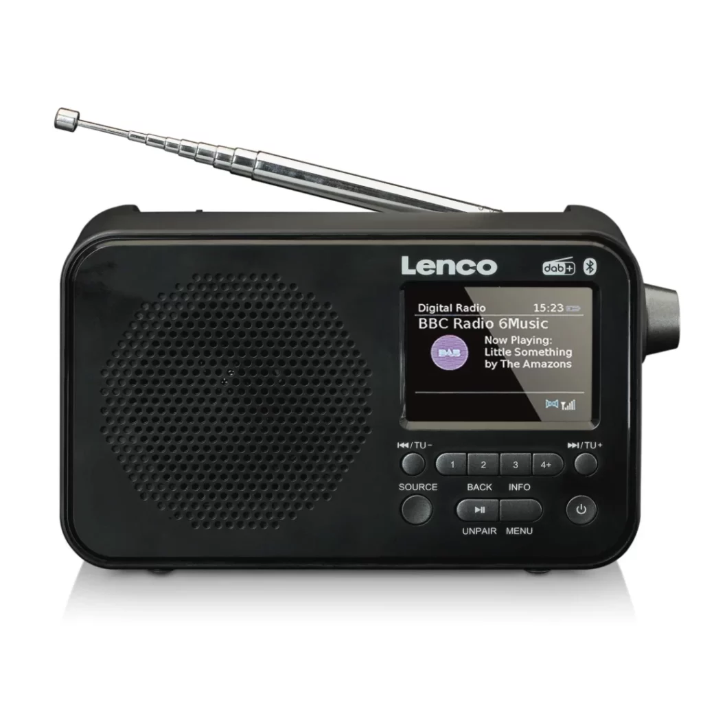 Портативное FM-радиo Lenco PDR-035BK
