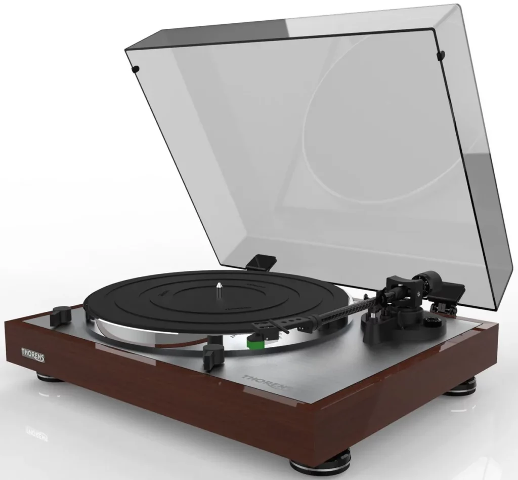 Проигрыватель винила Thorens TD 402 DD (TP72, AT VM95E) Highgloss Walnut
