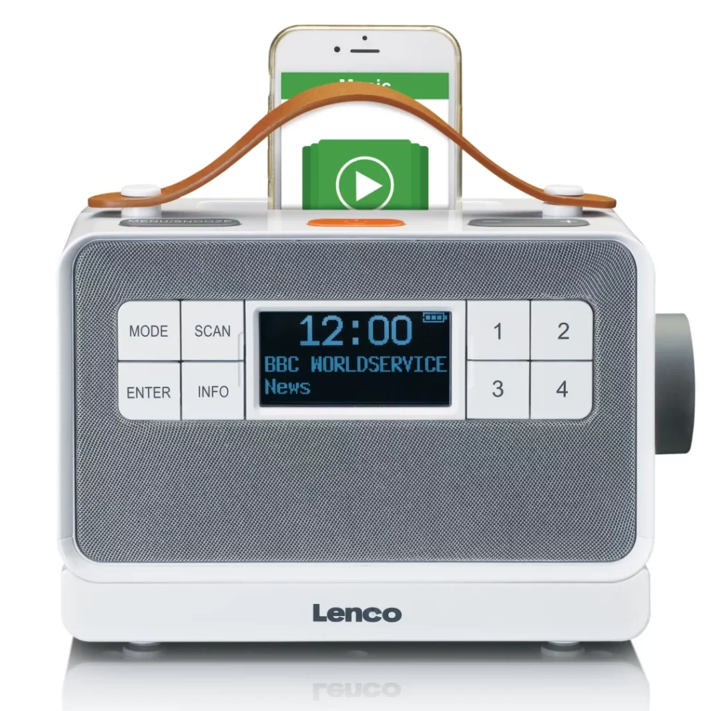 Портативное FM-радио Lenco PDR-065WH