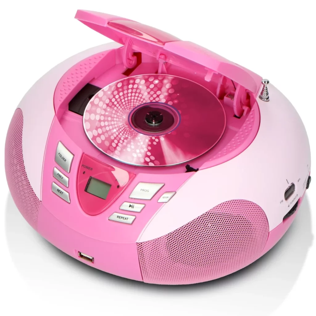 Бумбокс Lenco SCD-37 USB Pink