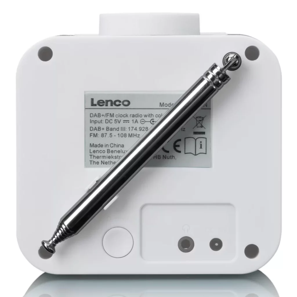 FM-радио, будильник Lenco CR-620WH
