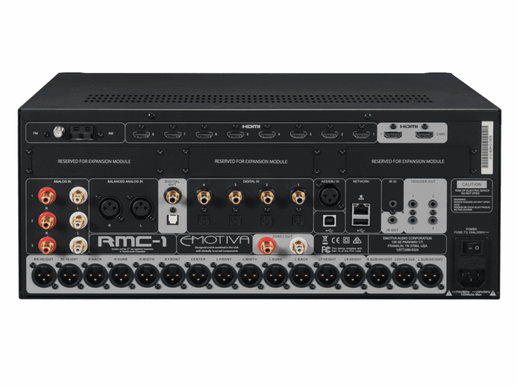 AV-процессор Emotiva RMC-1 + DIRAC