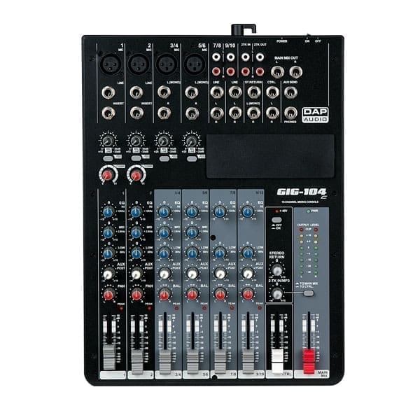 Микшерный пульт DAP-Audio GIG-104C