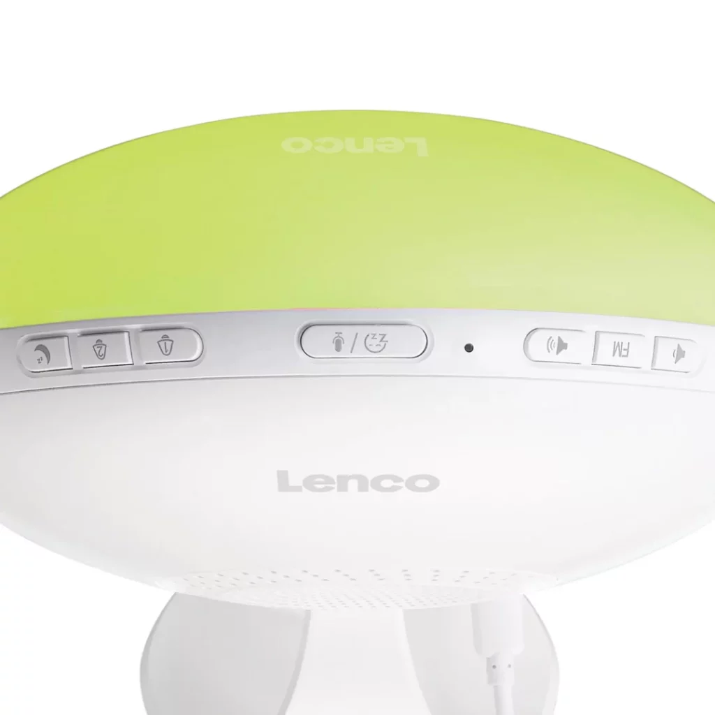 Умные радиочасы с подсветкой Lenco CRW-110WH