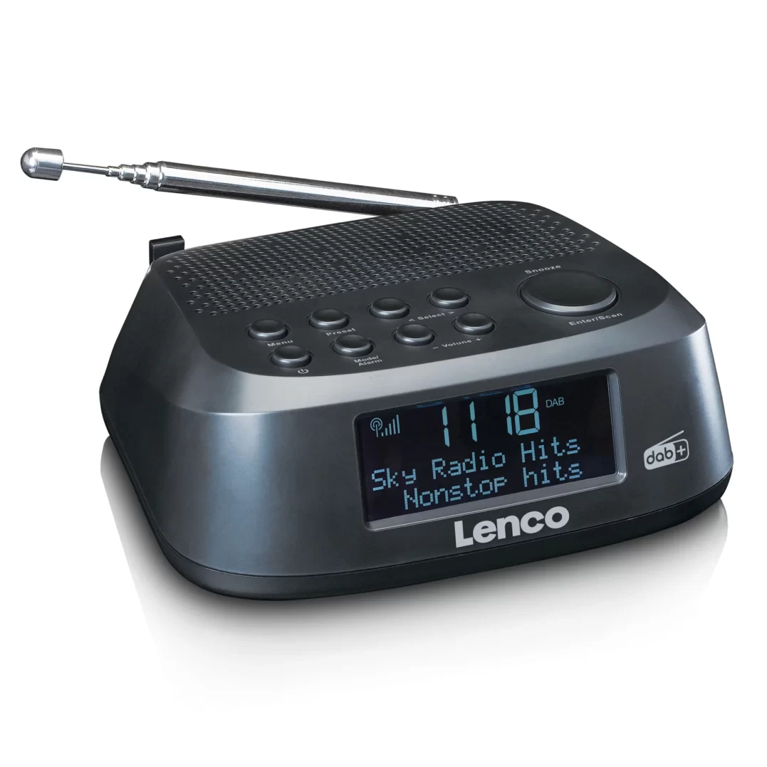 FM-радио, будильник Lenco CR-605BK