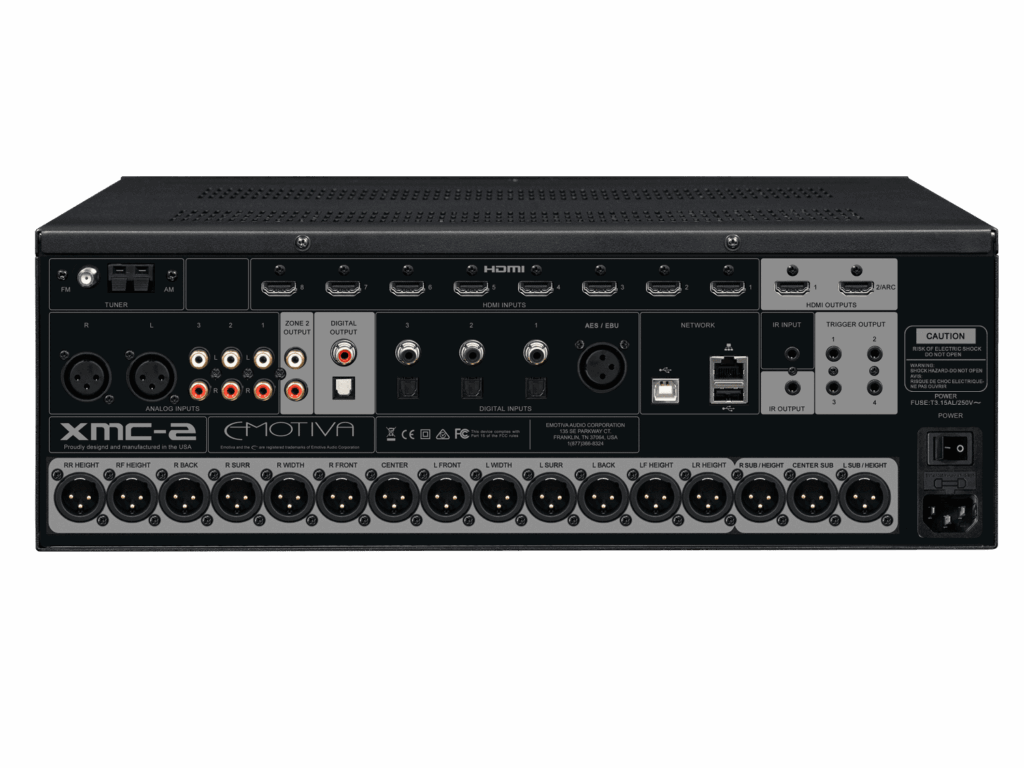 AV-процессор Emotiva XMC-2 + DIRAC