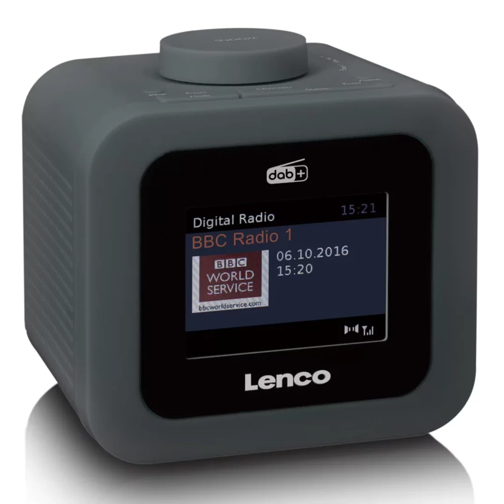 FM-радио, будильник Lenco CR-620GY