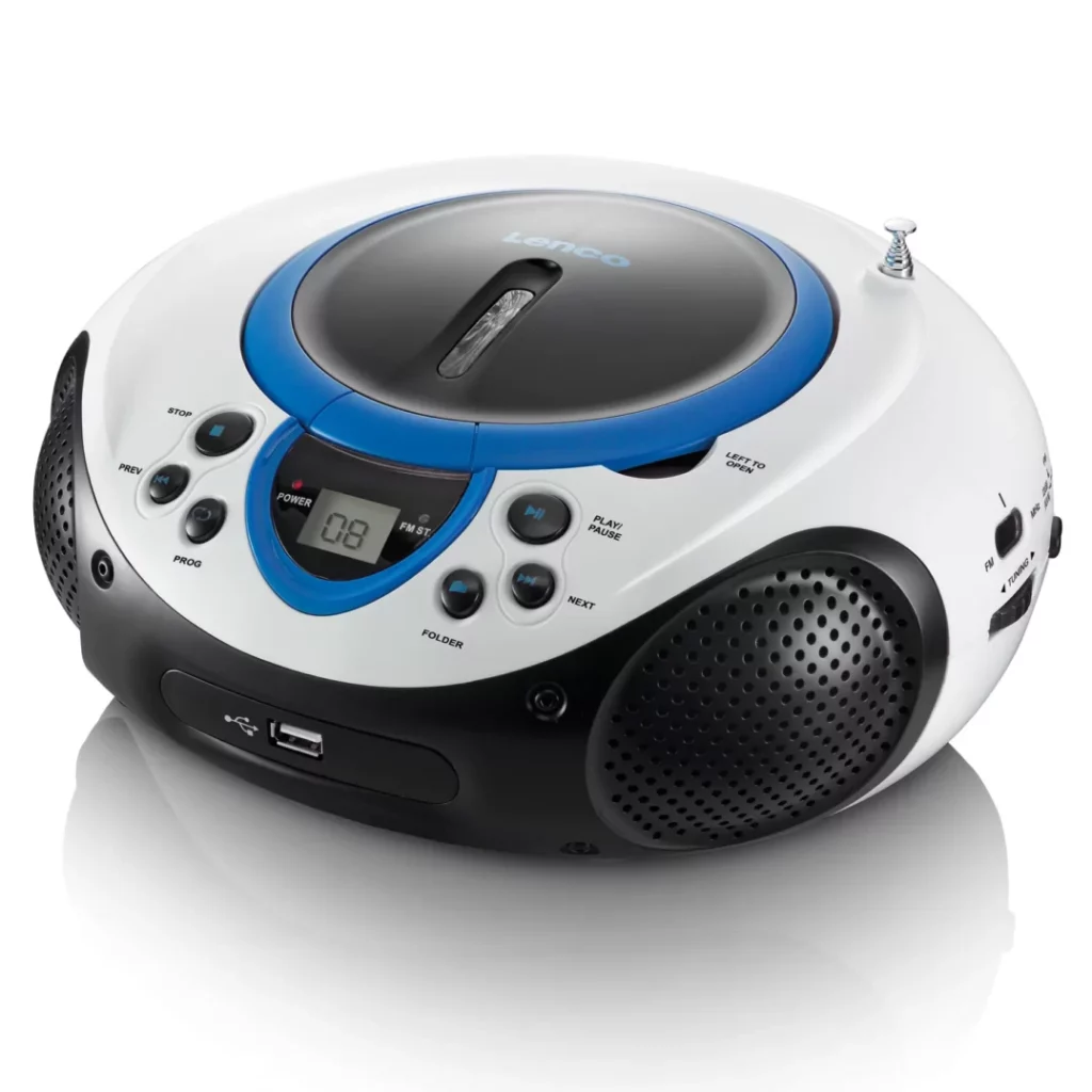 Бумбокс Lenco SCD-38 USB Blue