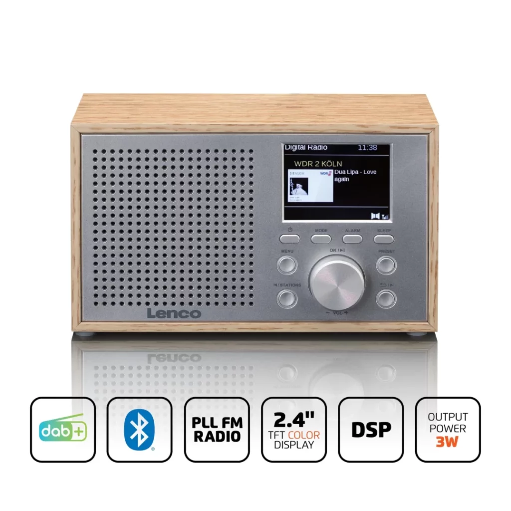 FM-радио Lenco DAR-017WH