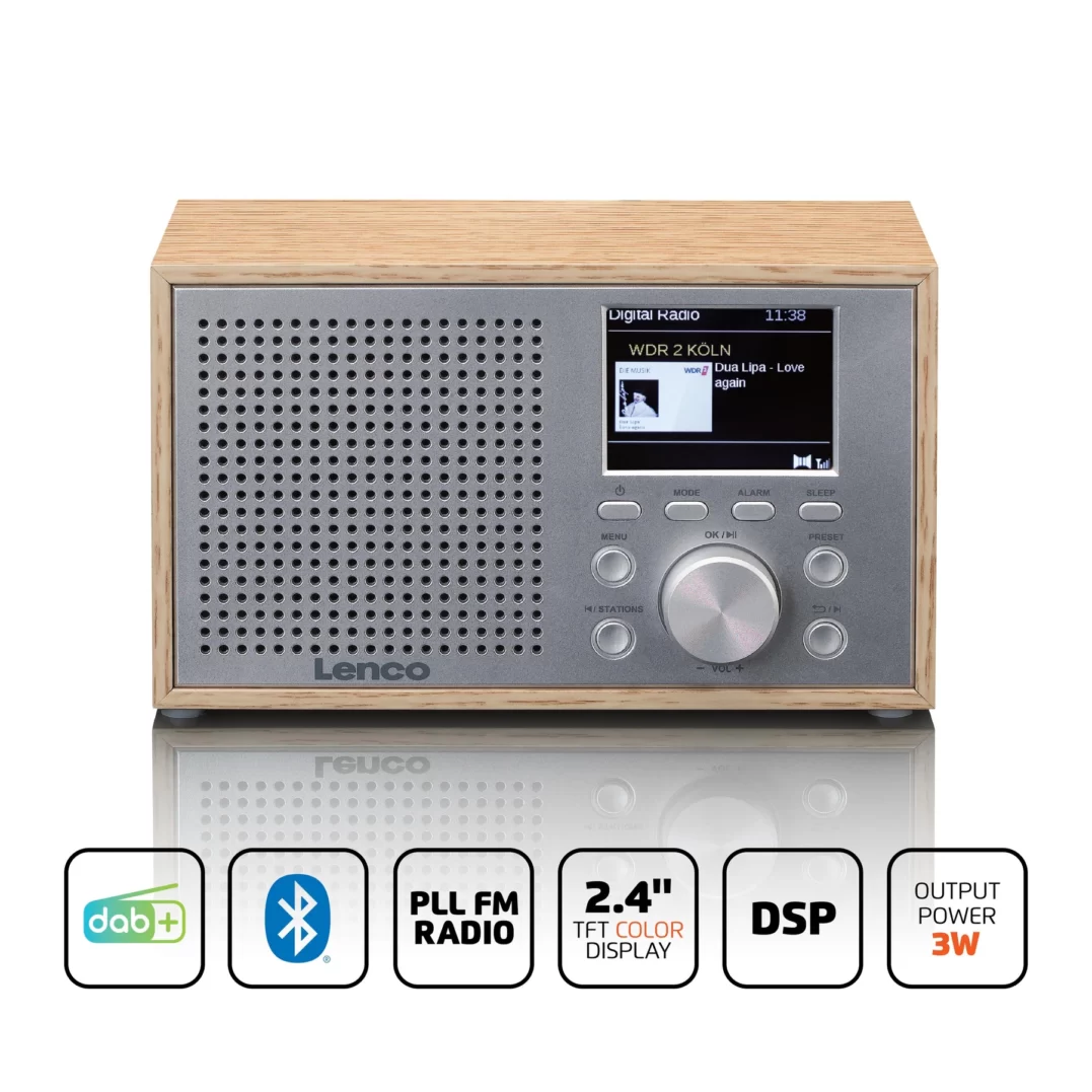 FM-радио Lenco DAR-017WH