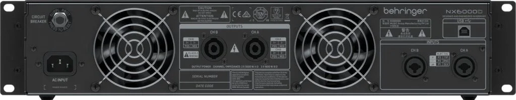 Усилитель мощности Behringer NX6000D