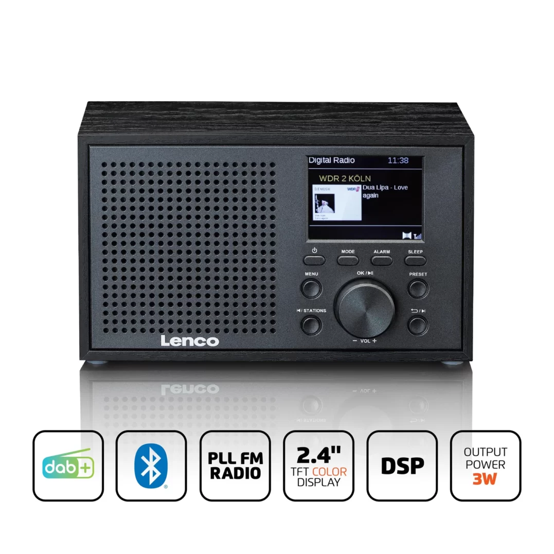 FM-радио Lenco DAR-017BK