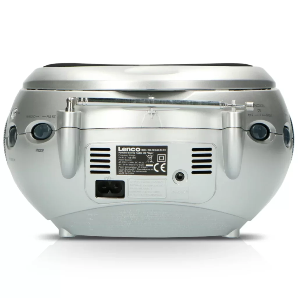 Бумбокс Lenco SCD-24 Black/Silver
