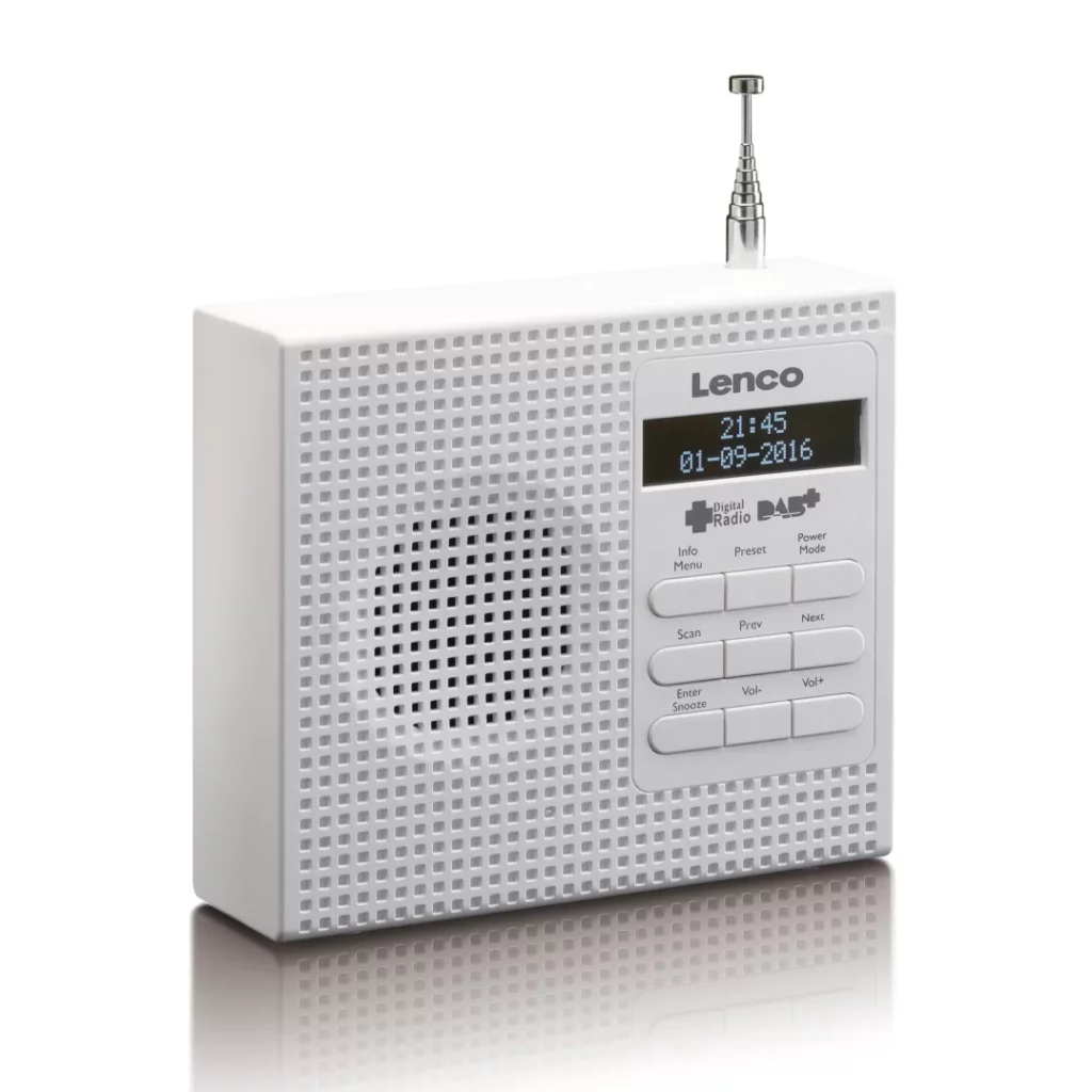 Портативное FM-радиo Lenco PDR-020WH