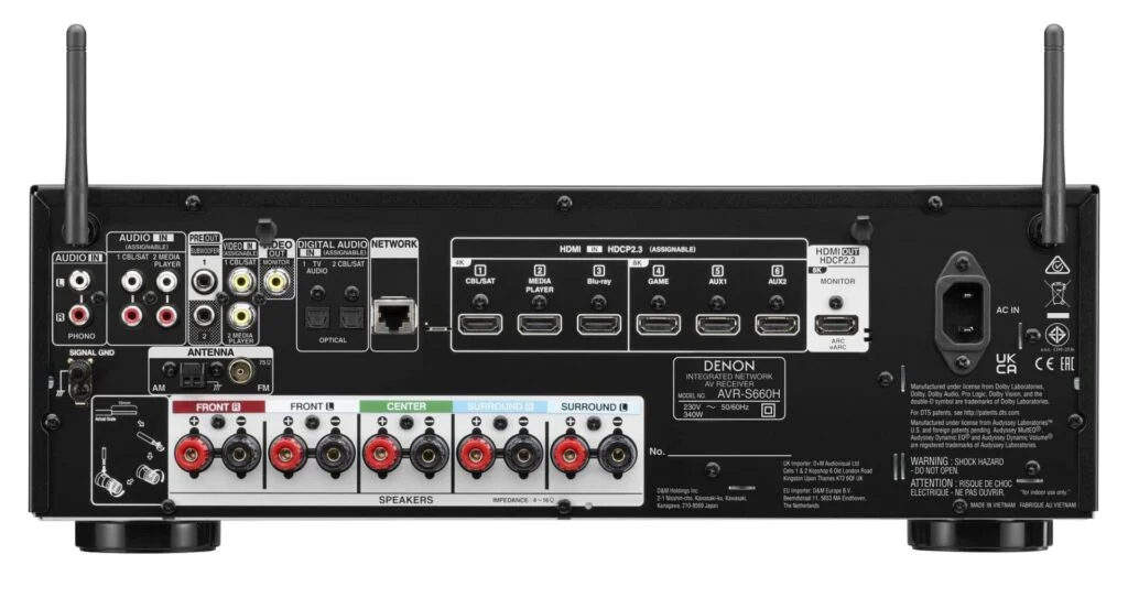 AV ресивер Denon AVR-S660H