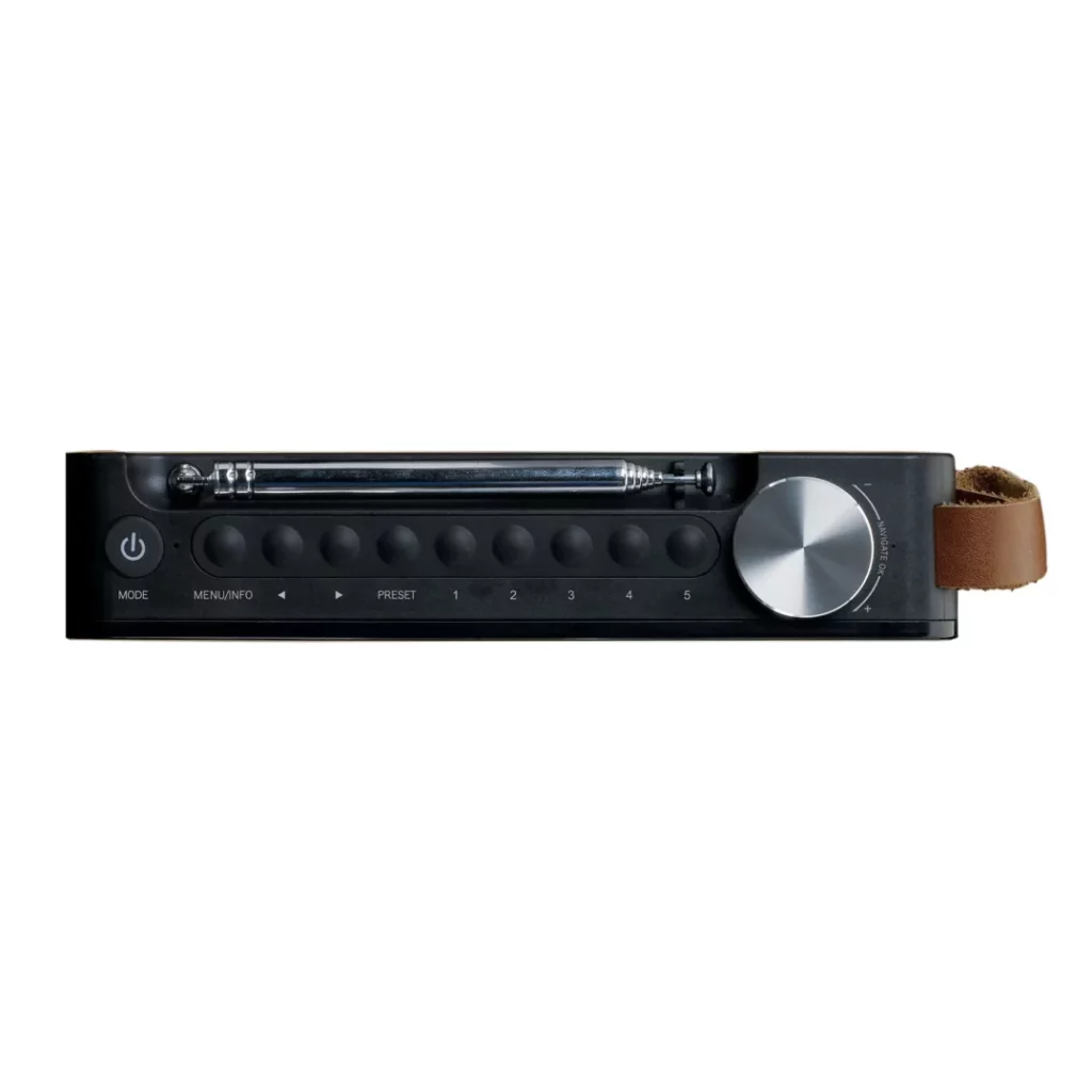 Портативное FM-радиo Lenco PDR-040BAMBOOBK