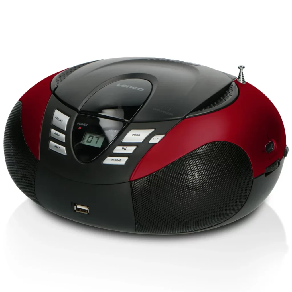 Бумбокс Lenco SCD-37 USB Red