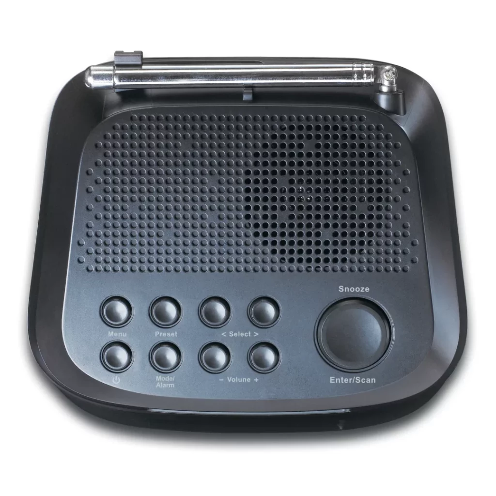 FM-радио, будильник Lenco CR-605BK