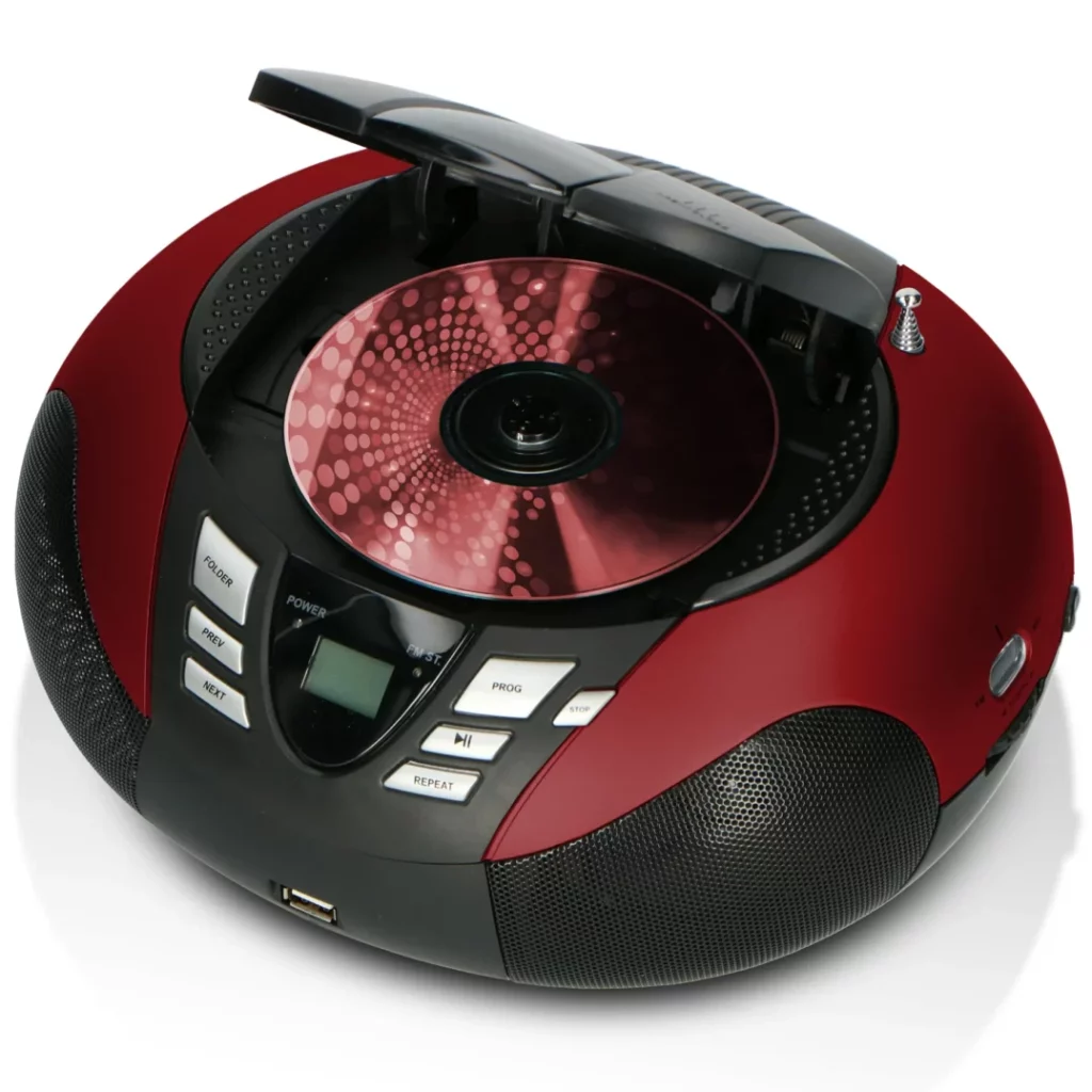 Бумбокс Lenco SCD-37 USB Red