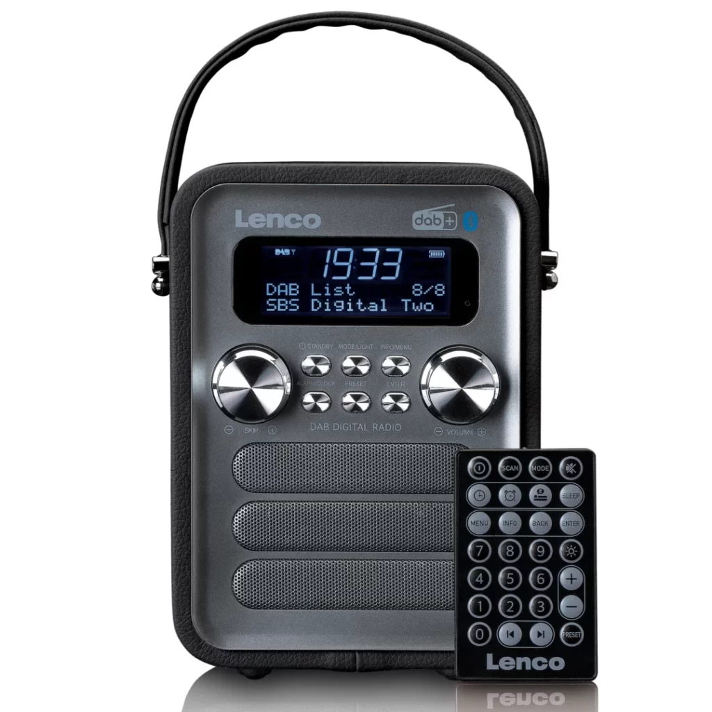 Портативное FM-радиo Lenco PDR-051BKSI