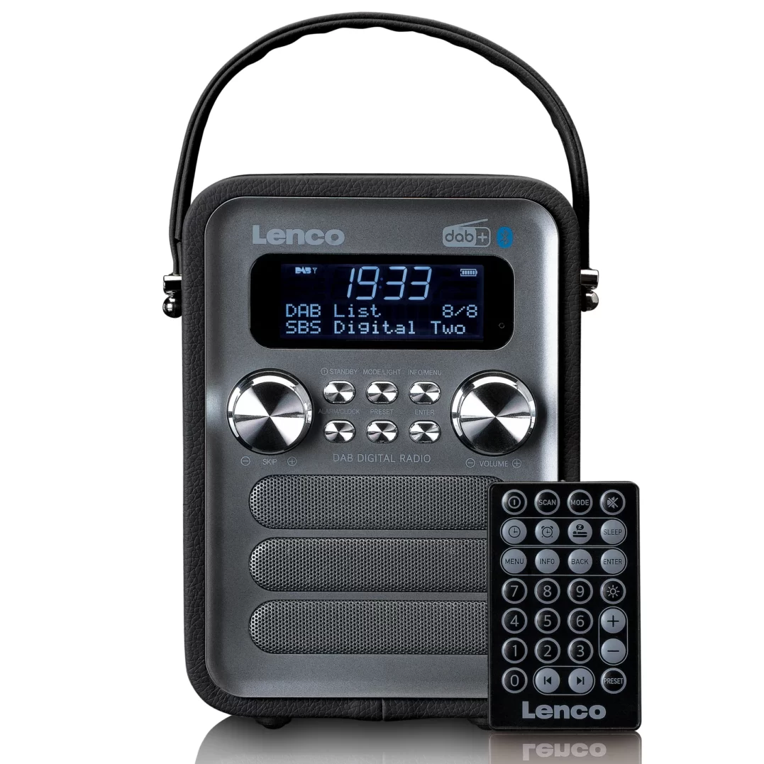 Портативное FM-радиo Lenco PDR-051BKSI
