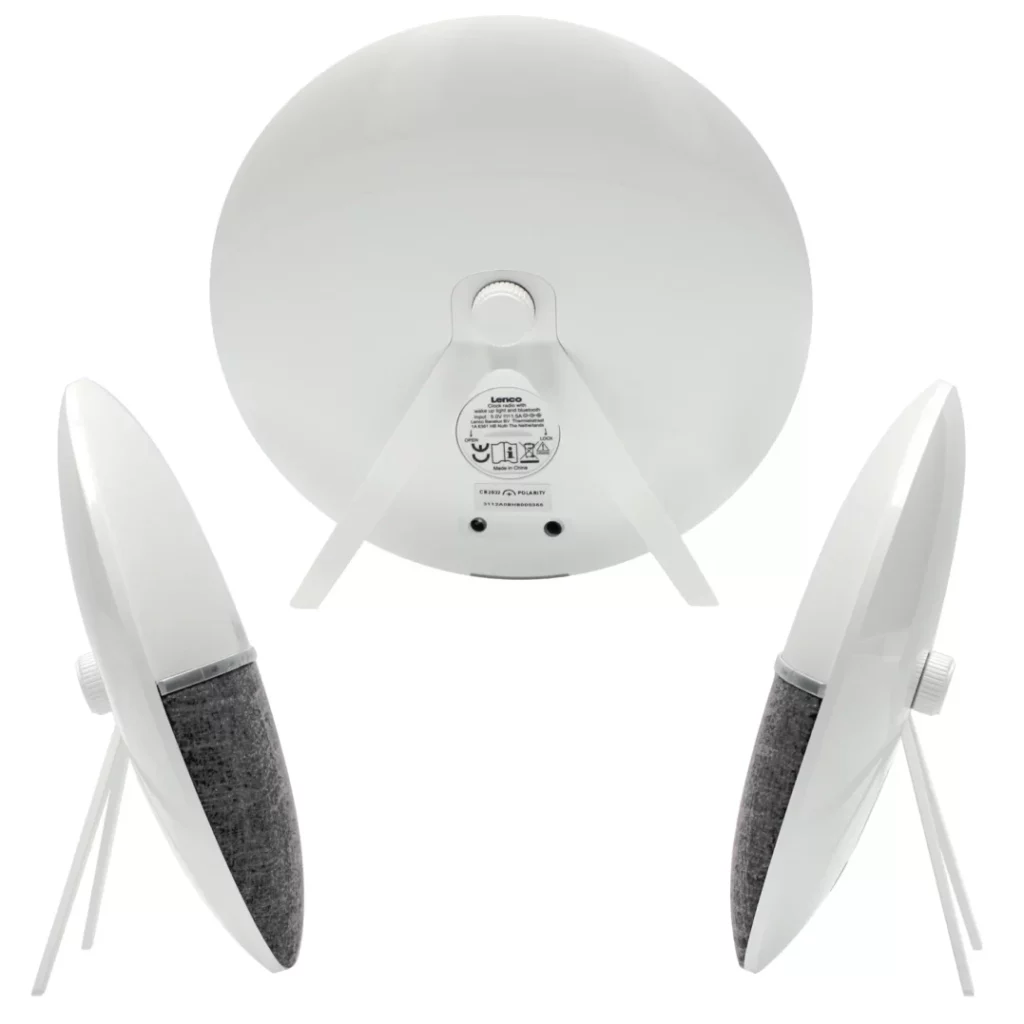Умные радиочасы с подсветкой Lenco CRW-4GY