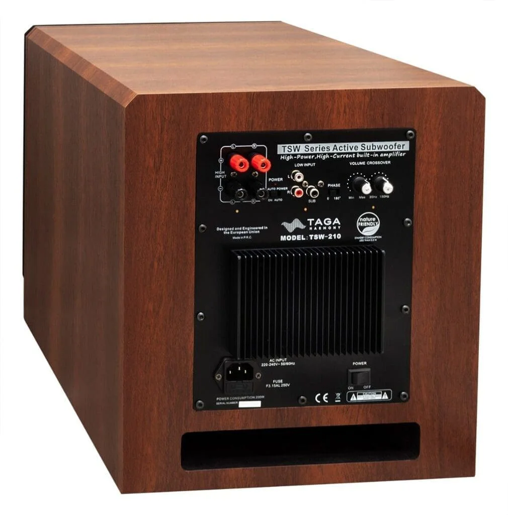 Активный сабвуфер TAGA Harmony TSW-210 Modern Wenge