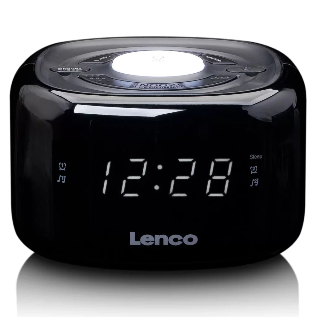FM-радио, будильник Lenco CR-12BK
