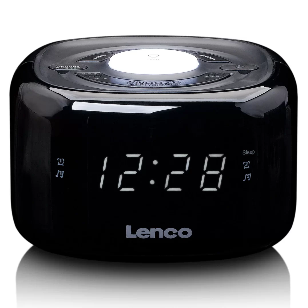 FM-радио, будильник Lenco CR-12BK