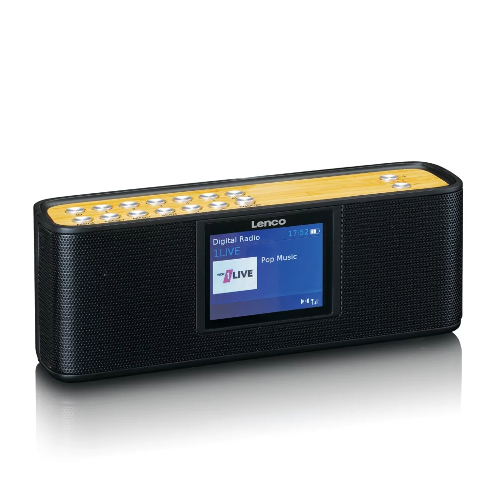 Портативное FM-радио Lenco PDR-045BK