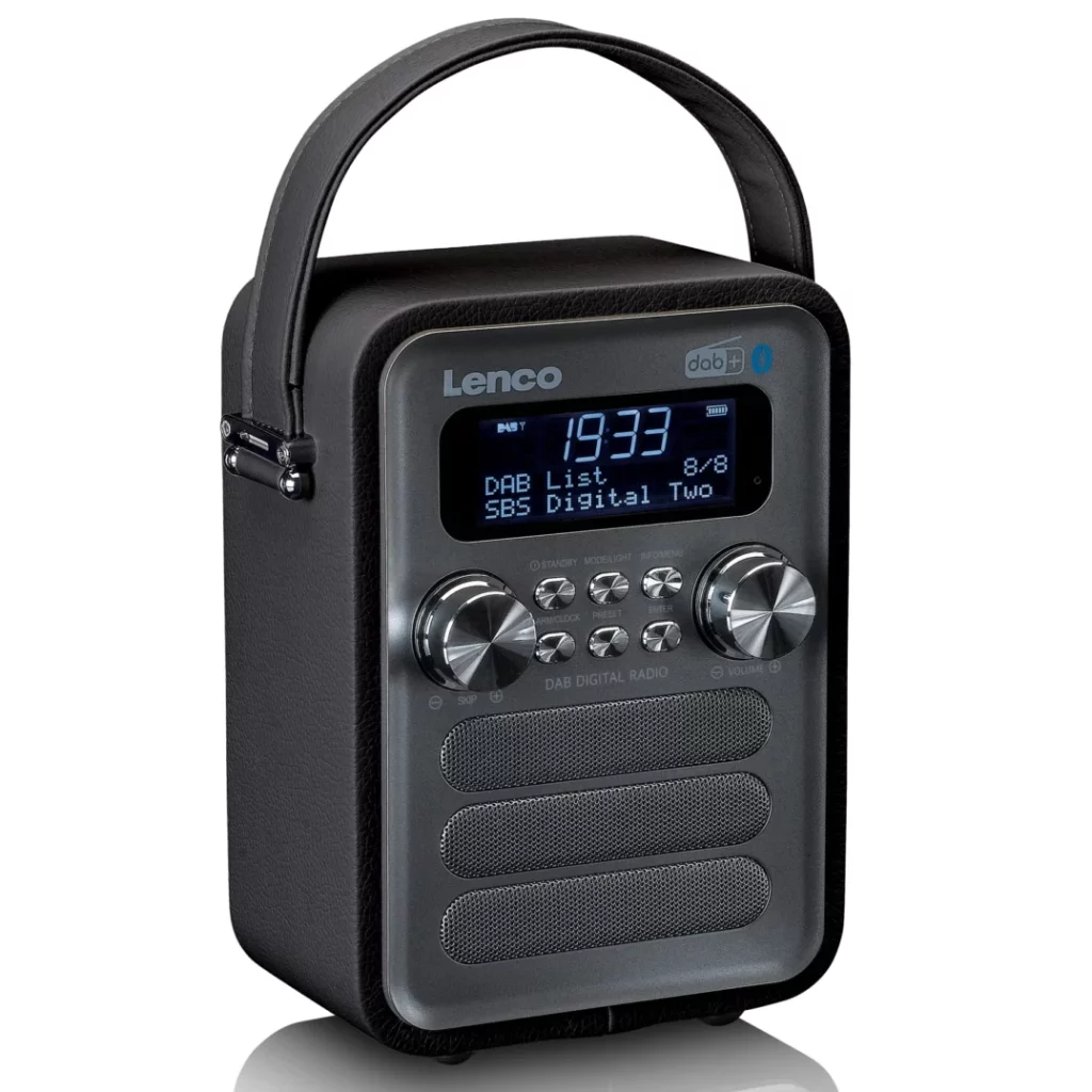 Портативное FM-радиo Lenco PDR-051BKSI