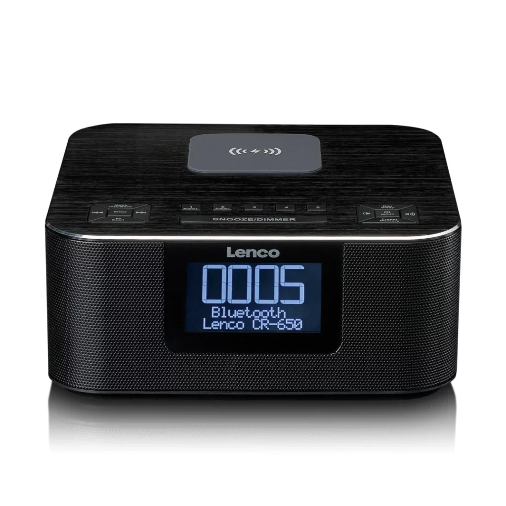 FM-радио, будильник Lenco CR-650BK