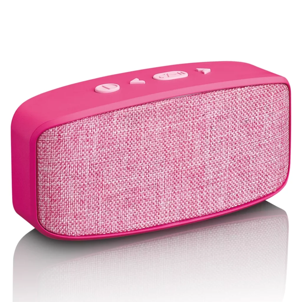 Портативная колонка Lenco BT-120 Pink