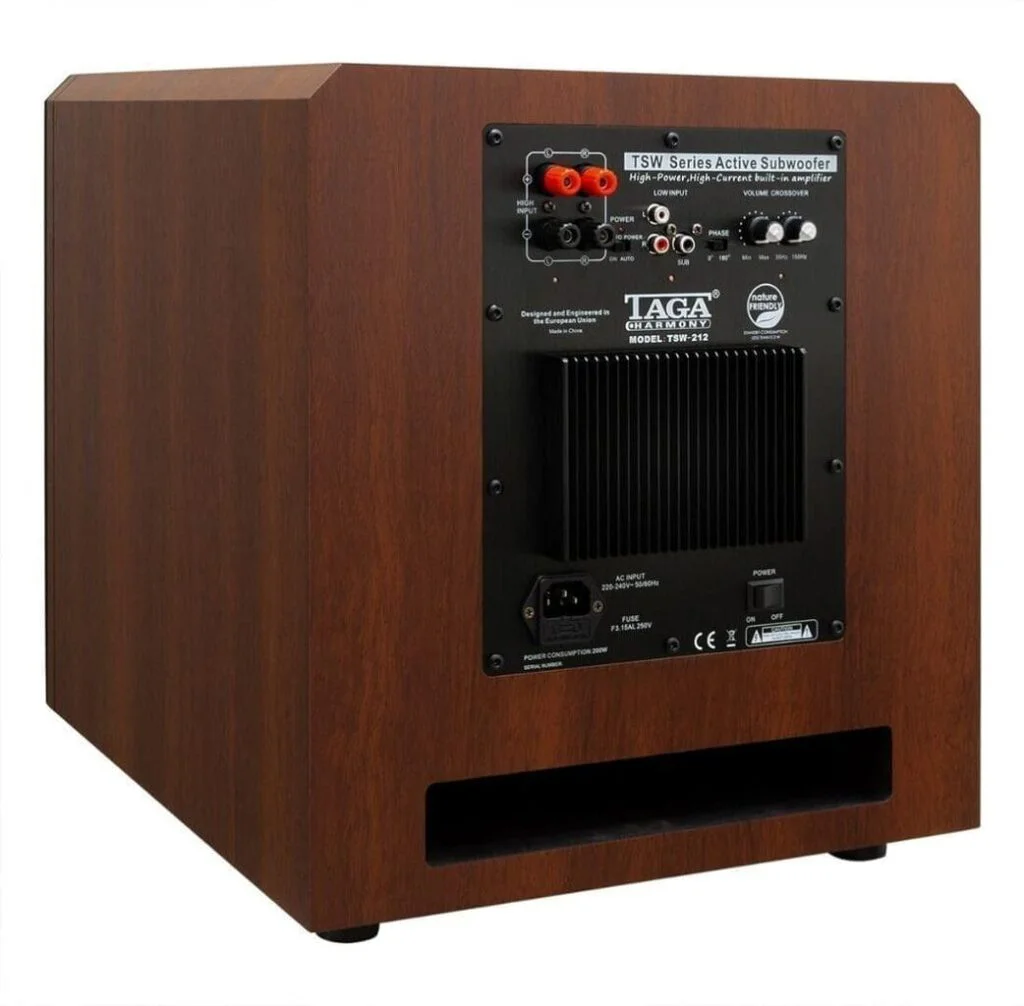 Активный сабвуфер TAGA Harmony TSW-212 Walnut
