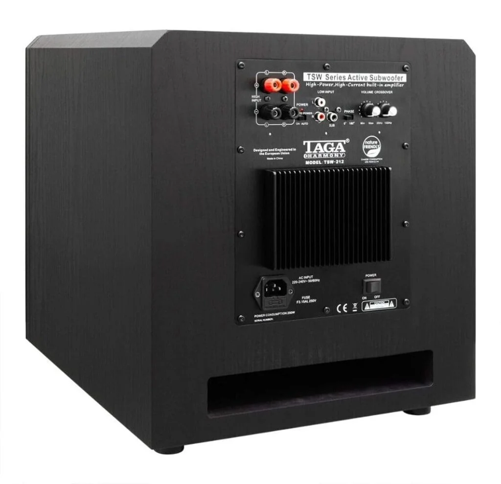 Активный сабвуфер TAGA Harmony TSW-212 Black