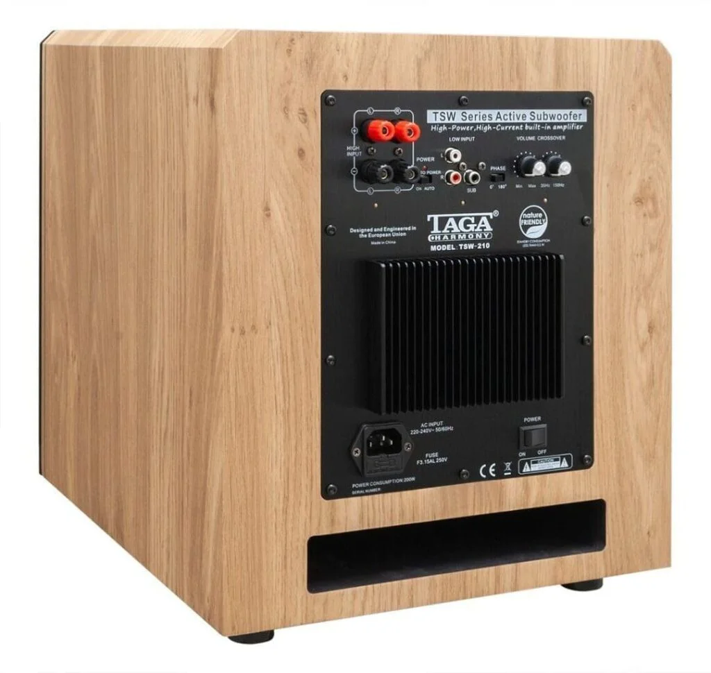 Активный сабвуфер TAGA Harmony TSW-210 OAK