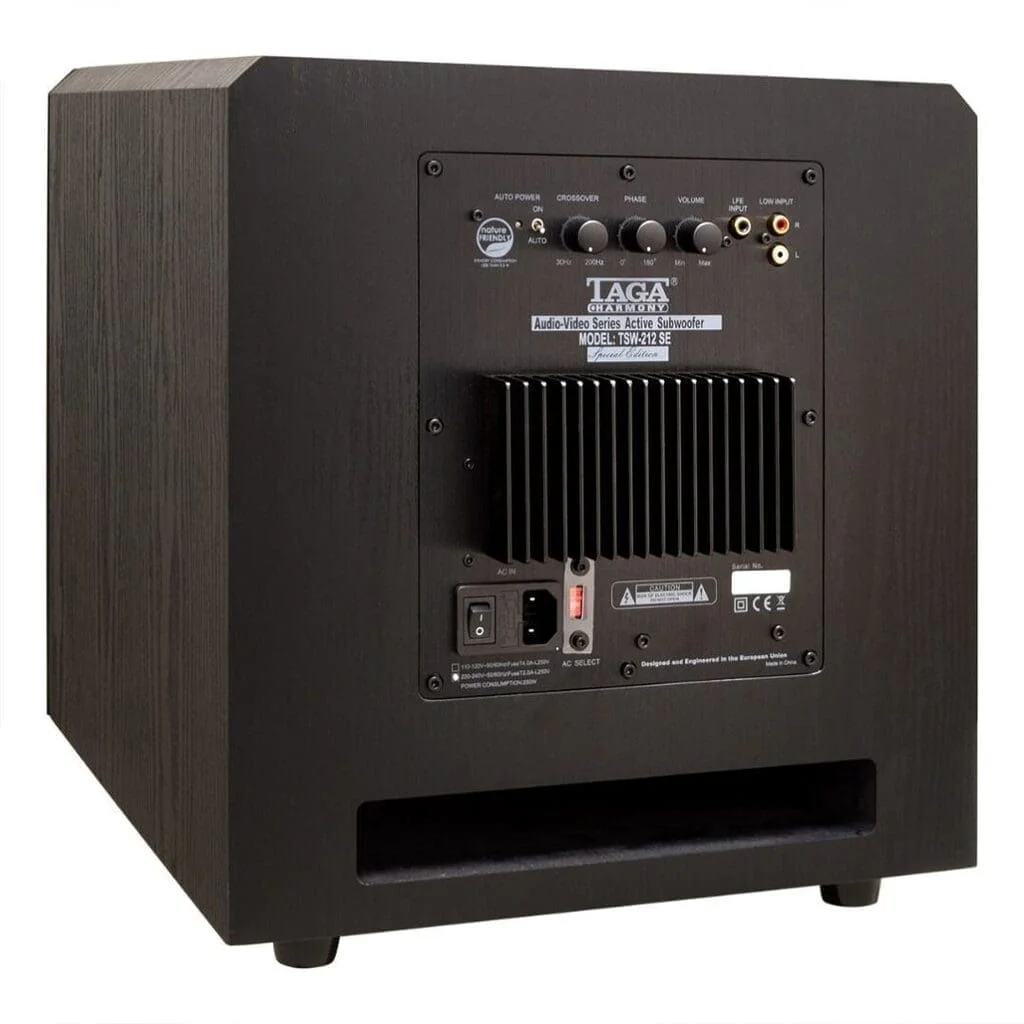 Активный сабвуфер TAGA Harmony TSW-212 SE Black